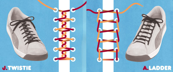 New tricks to tie your shoelaces