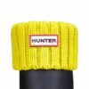 Meias HUNTER Chunky Rib Boot Socks Yellow Chartreuse UAS3002AACYCT