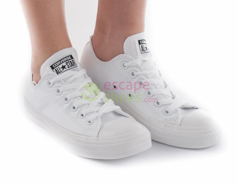 converse chuck taylor all star core white ox sneakers