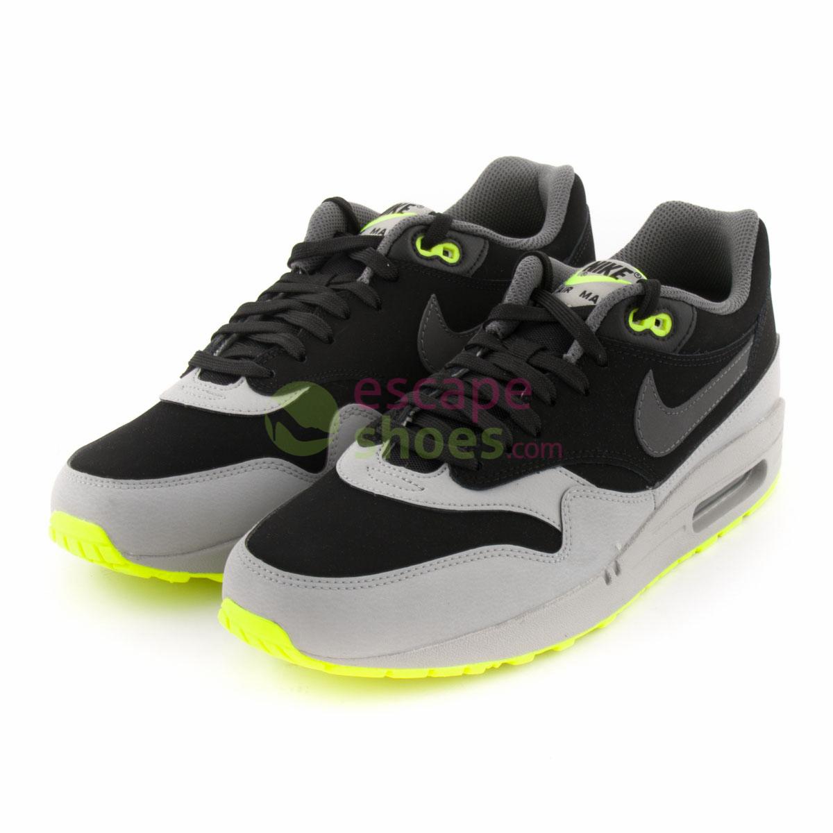 Sneakers NIKE Max 1 Black Grey Silver Volt 654466 007