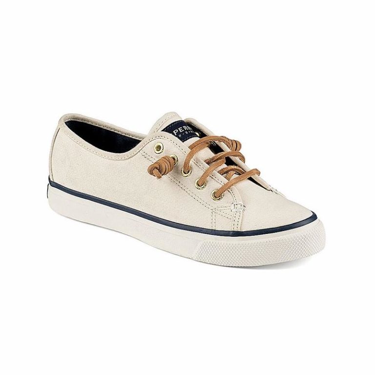 Tenis SPERRY STS90549 Seacoast Core Canvas Ivory