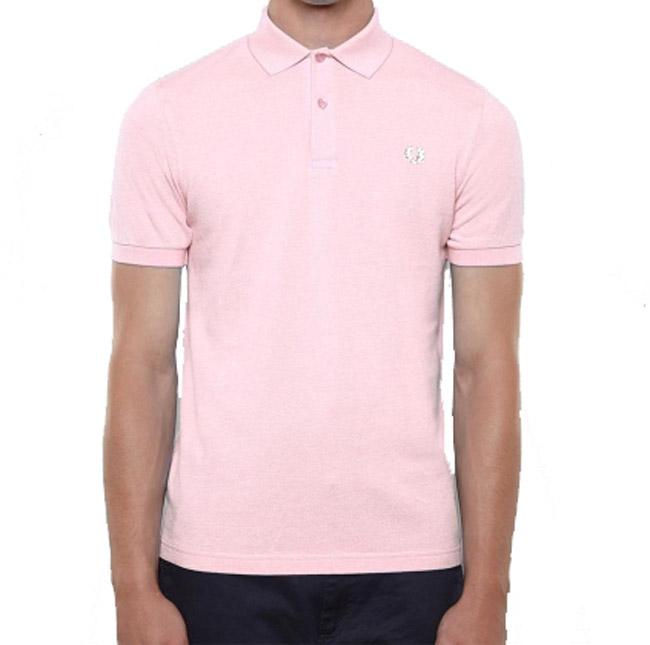pink fred perry polo
