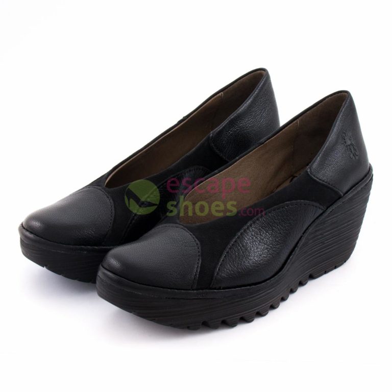 Sapatos FLY LONDON Yellow Yani Black P500576000