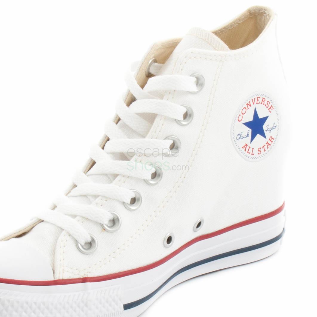 Sneakers CONVERSE Chuck Taylor All Star Lux 547200C 100 Mid White صور تليفون