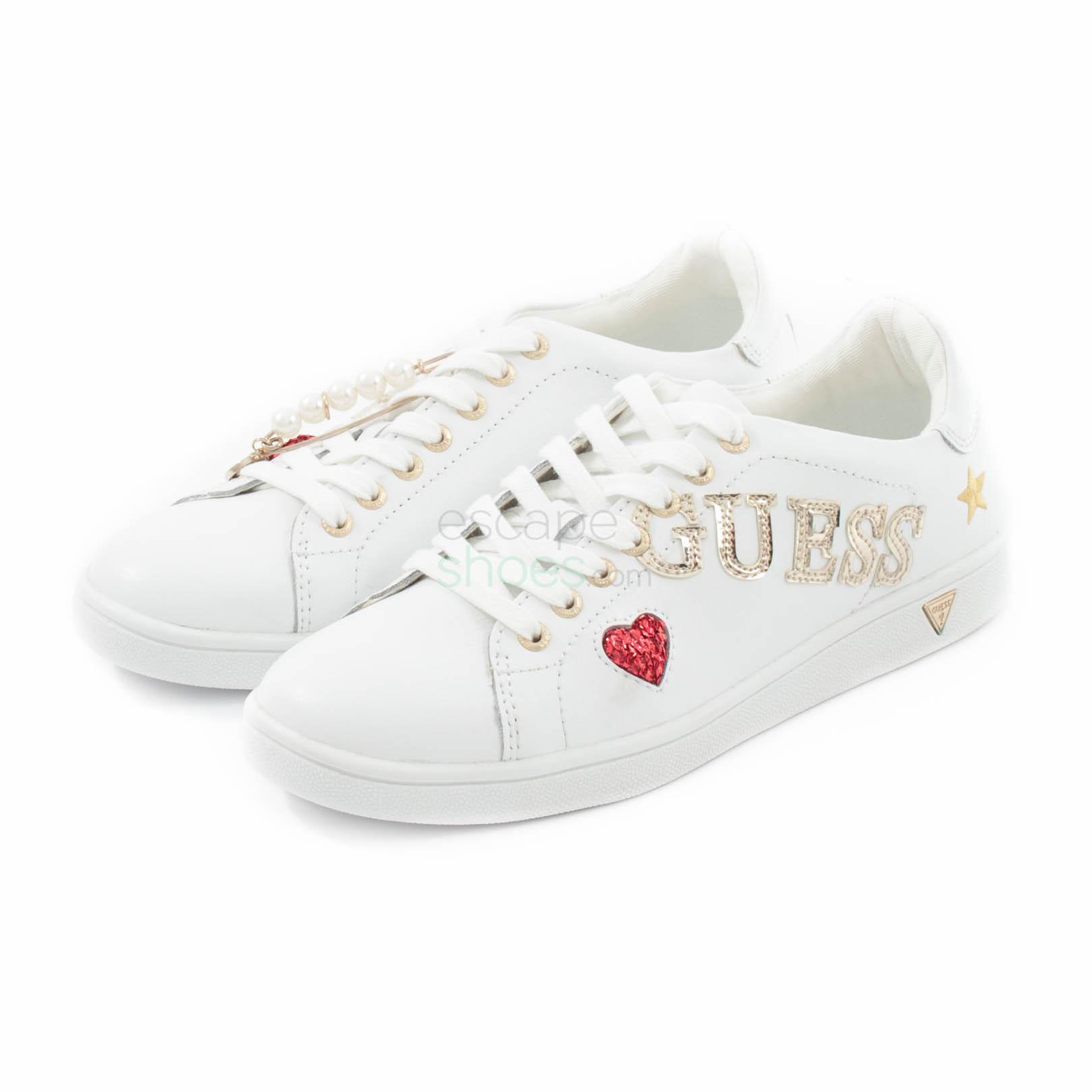 onbetaald Sitcom zoogdier Sneakers GUESS Super White FLSPE1LEA12