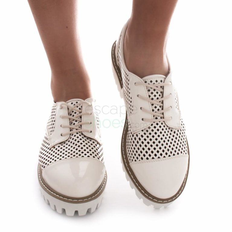 Sapatos SIXTYSEVEN 76792 Patent White