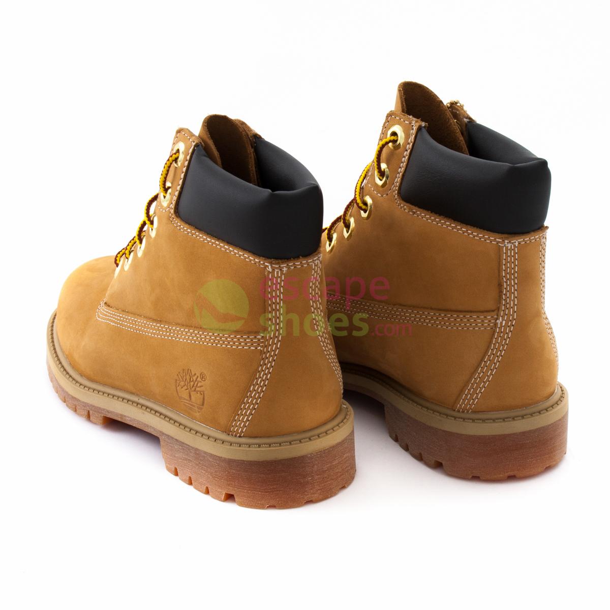premium 6 inch boot for juniors in yellow