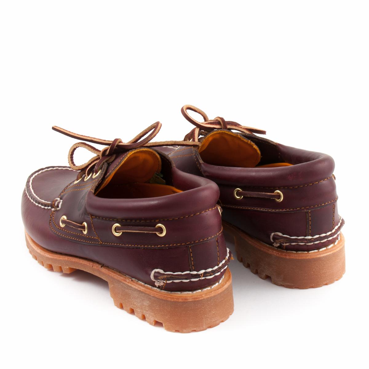 siren National census fluctuate Boat Shoes TIMBERLAND 50009 3-Eye Classic Lug Burgundy
