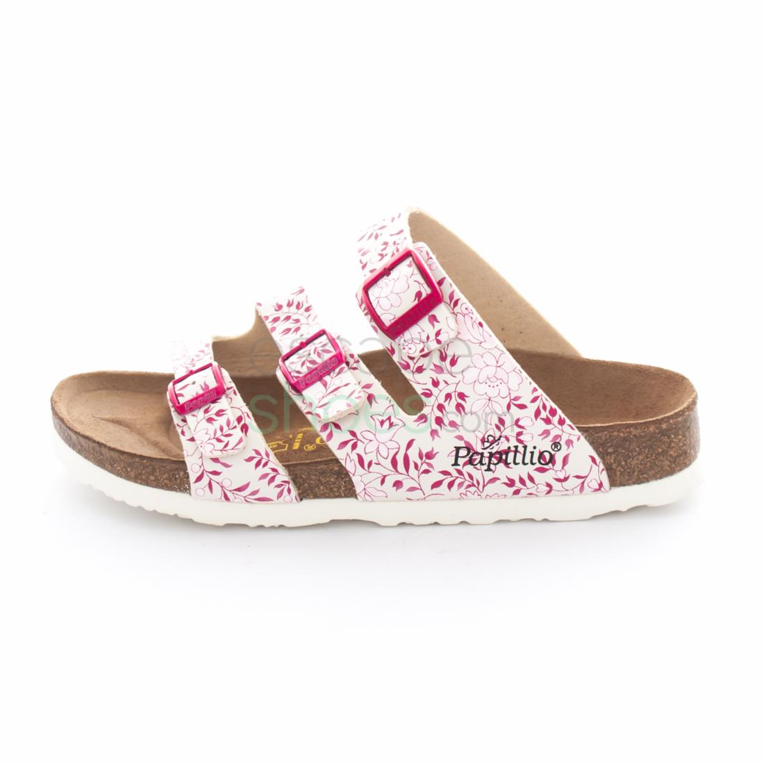 Birkenstock Papillio Gizeh Womens Pink Floral Sandals Thong Size: 40 / 9 |  SidelineSwap