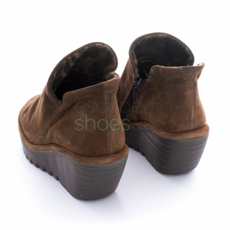 Botins FLY LONDON Yellow Yip Oil Suede Camel P500505033