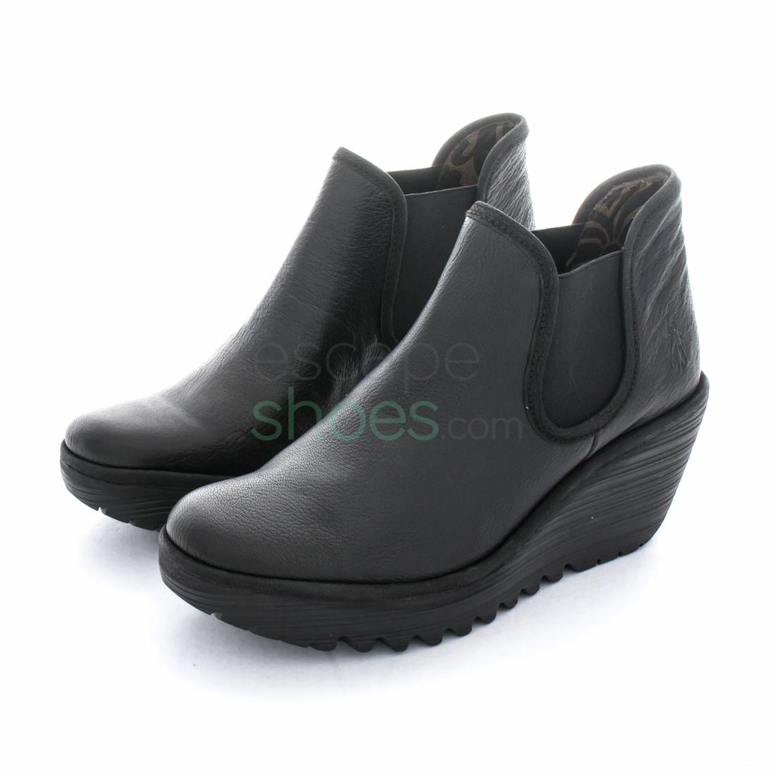 Ankle Boots FLY LONDON Yellow Yat Black 
