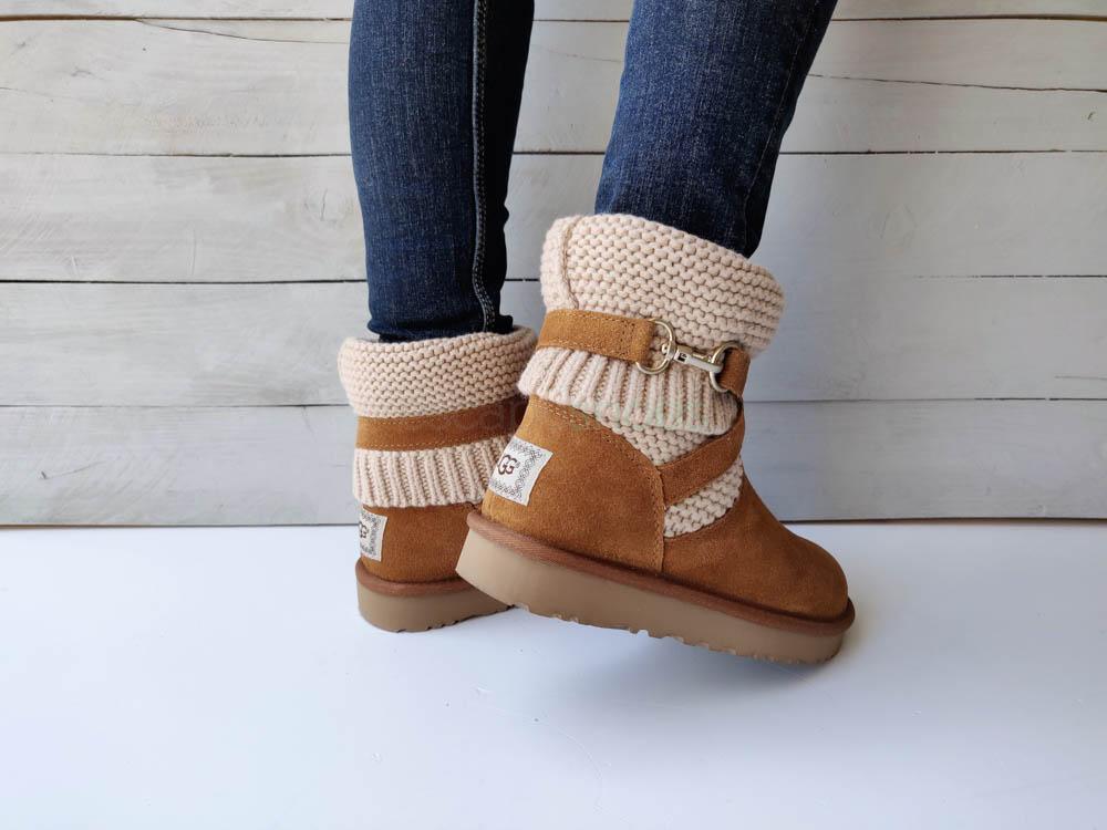 ugg purl knit bootie