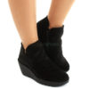 Botins FLY LONDON Yellow Yip Oil Suede Black P500505000