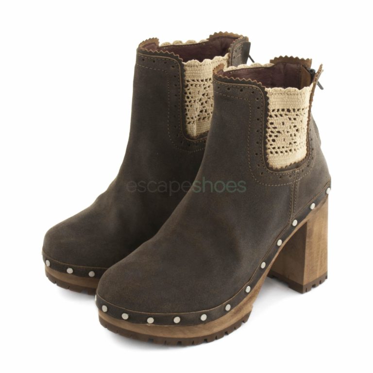Ankle Boots XUZ Pop Heel Lace Russo Brown