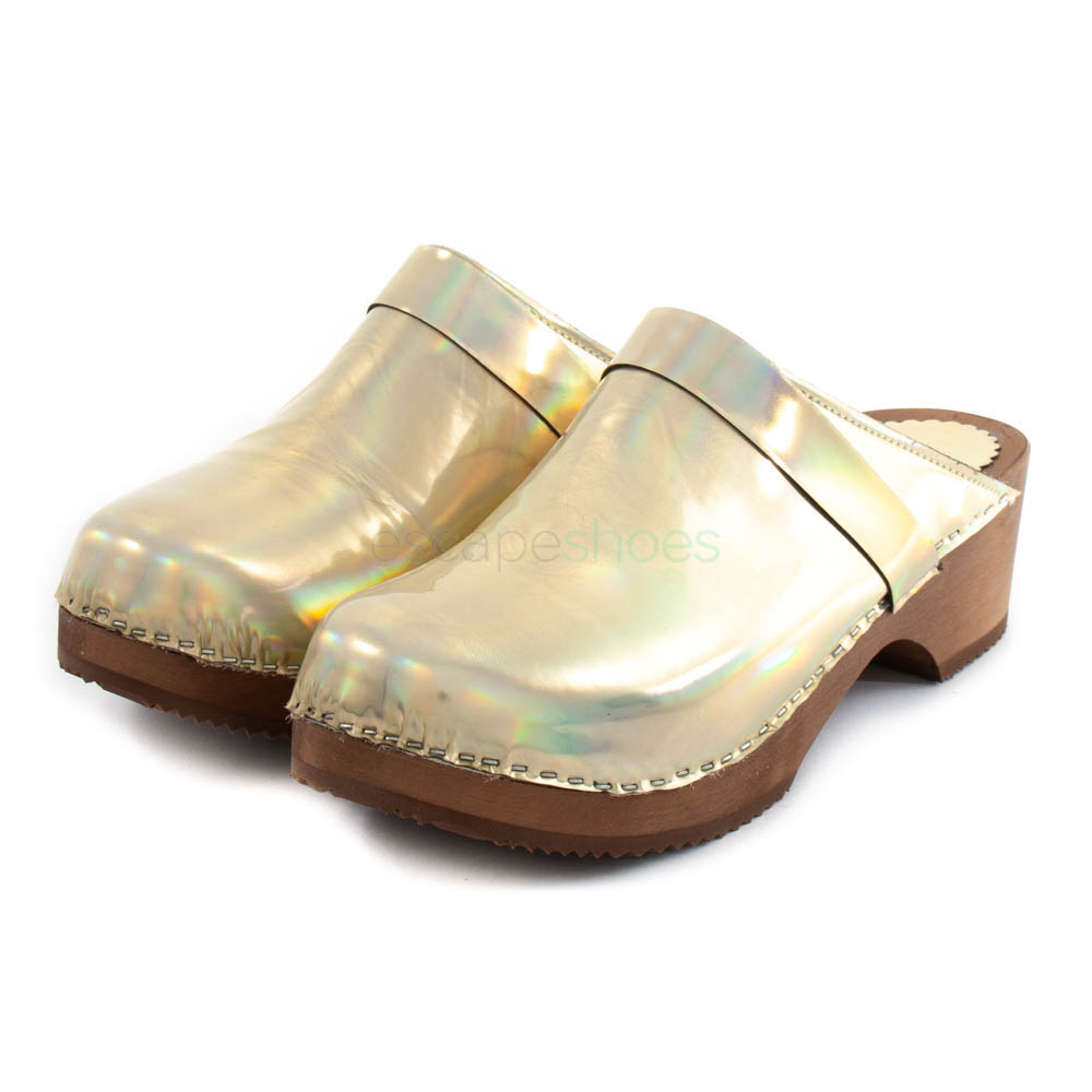 Clogs XUZ Low Gold Lacquer
