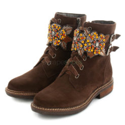 Ankle Boots ALMA EN PENA Crosta Flowers Coffee
