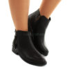 Ankle Boots XTI Leather Zip Black