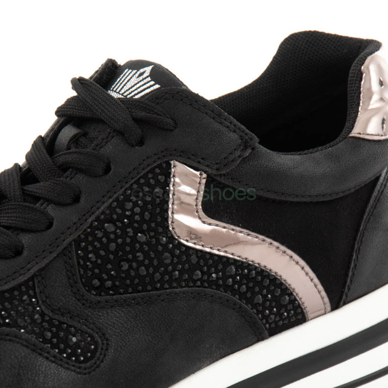 Sneakers FRANCESCOMILANO Metallized Glitter Black