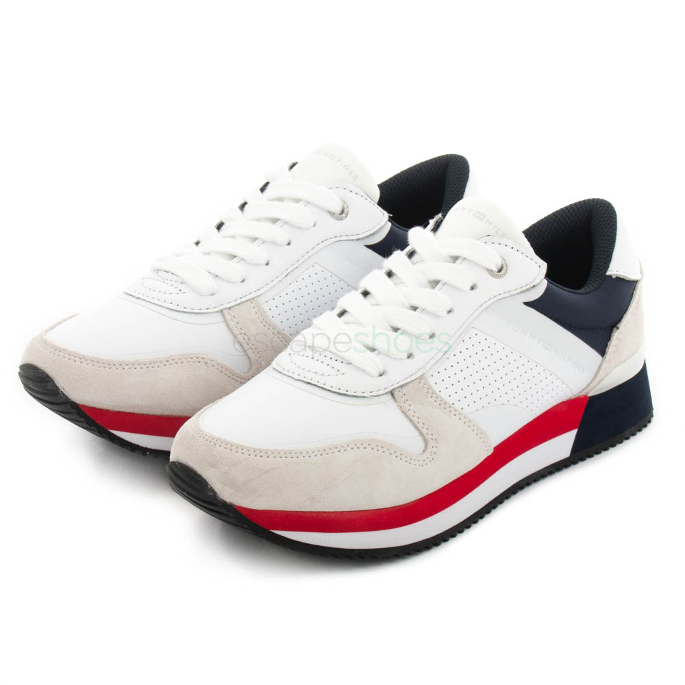 ulykke Ren Læne Sneakers TOMMY HILFIGER Active City White