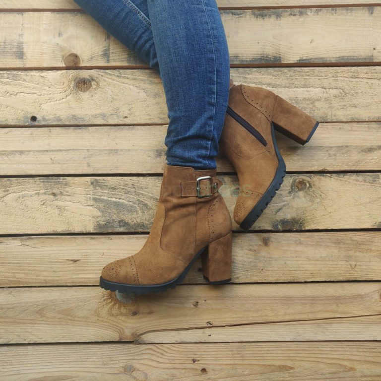 Ankle Boots RUIKA Suede Camel 69/10049