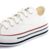 Sneakers CONVERSE All Star Chuck Taylor Platform EVA 668028C White and Navy