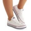 Sneakers CONVERSE All Star Chuck Taylor Platform EVA 668028C White and Navy
