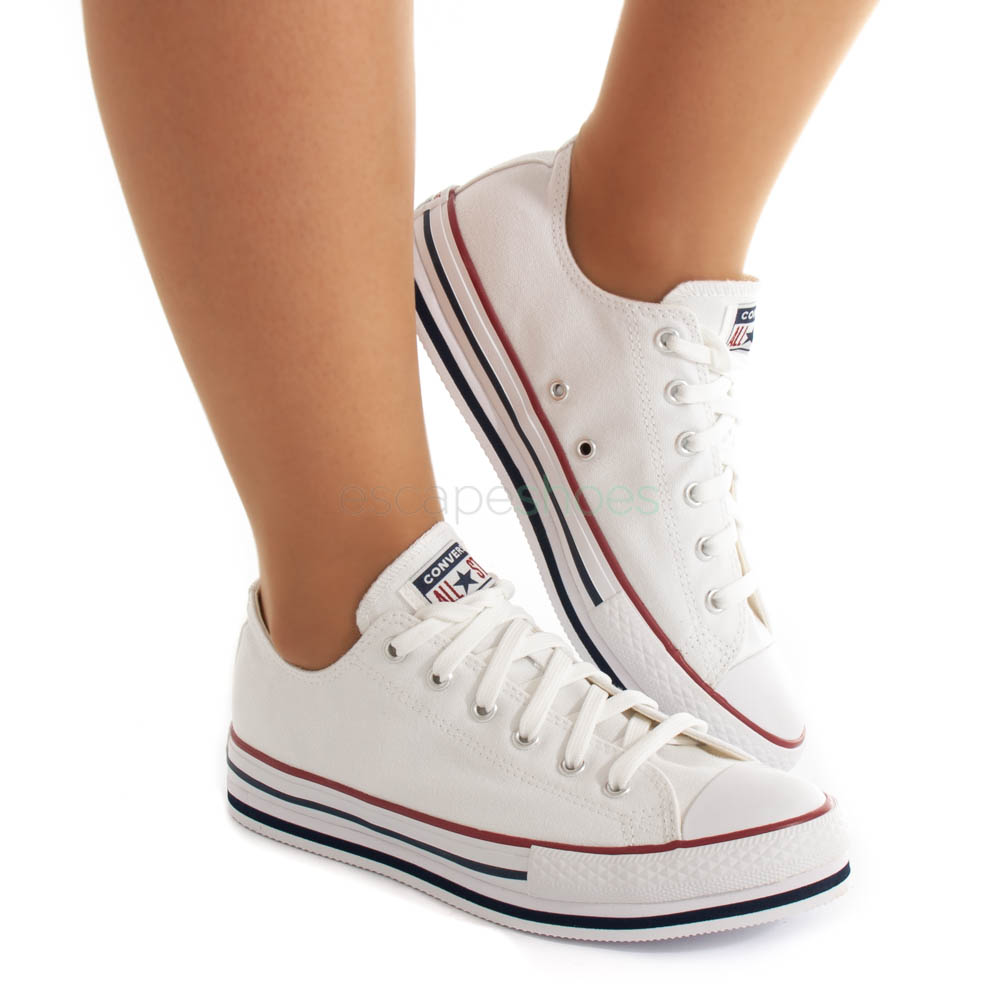 Tênis Converse Chuck Taylor All Star Plataforma Branco - EQUIPAGE