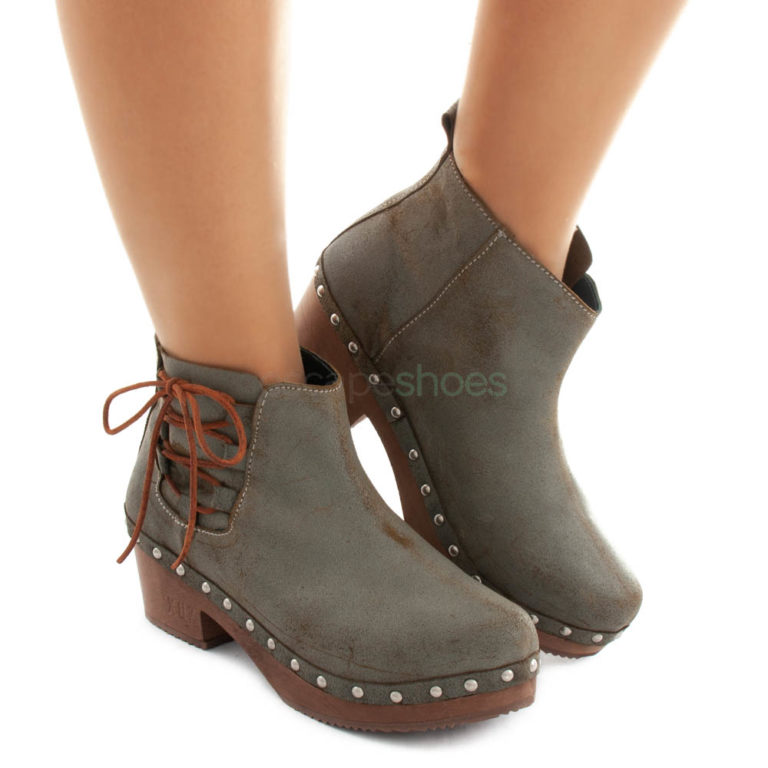 Ankle Boots XUZ With Ties 25620 Grey