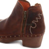 Ankle Boots XUZ With Cuts Brown 25615-CS