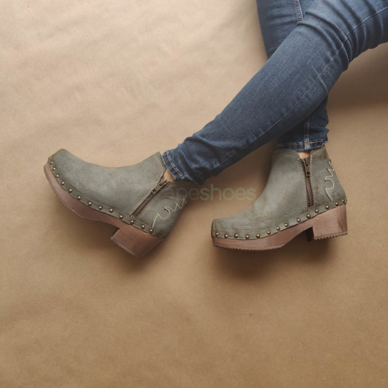 Ankle Boots XUZ Cutouts Grey 25615-C