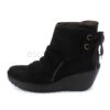 Ankle Boots FLY LONDON Yellow Yama Suede Black P500326006