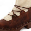 Ankle Boots XUZ Fur and Ties Brown 26096-CS