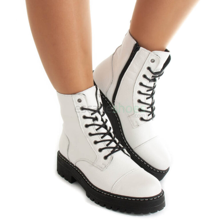 Ankle Boots RUIKA Leather White 88/23001