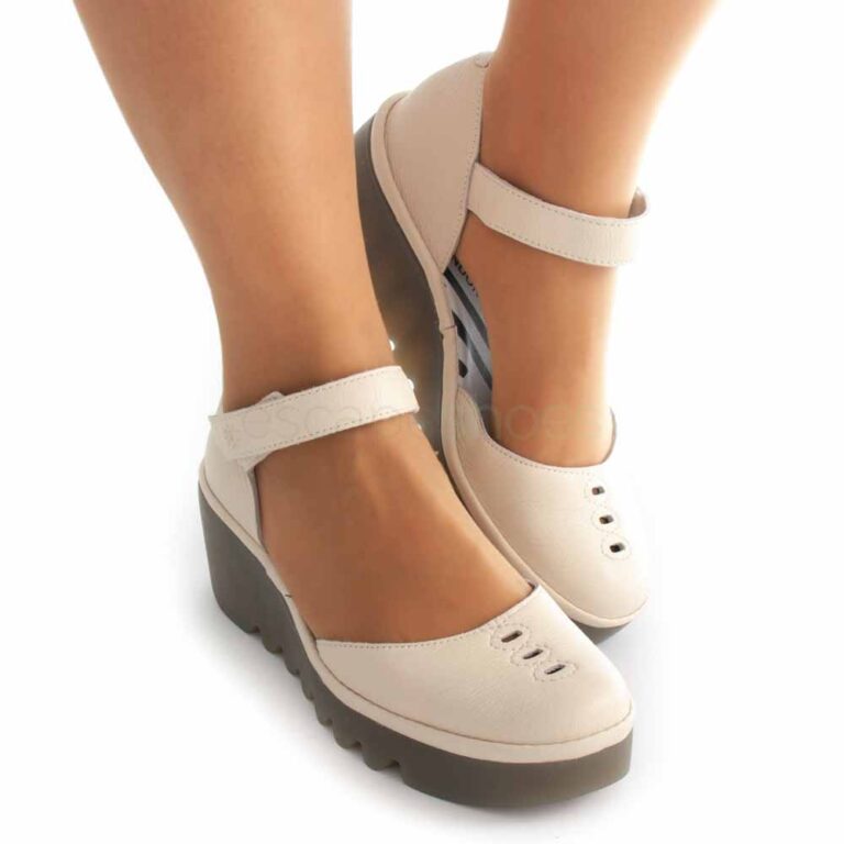 Sandals FLY LONDON Biso305 Mousse White P501305001