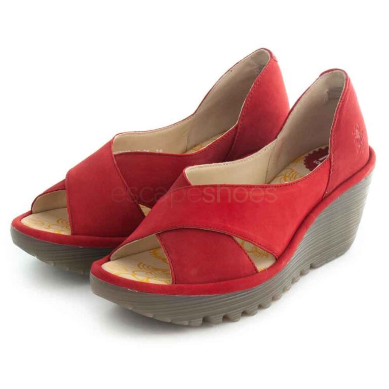 Sandals FLY LONDON Yoma307 Cupido Lipstick Red P501307003