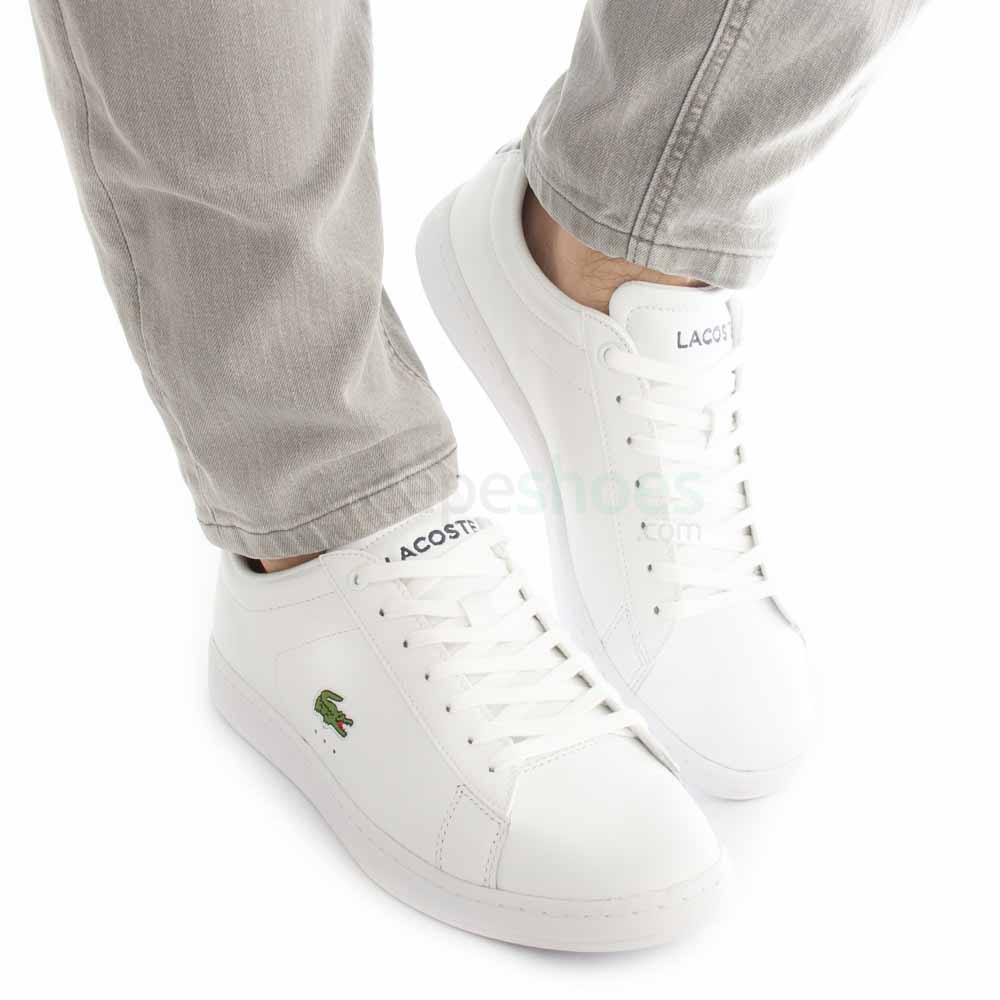 assign concept embroidery Sapatilhas LACOSTE Carnaby Evo Bl White 33SPM1002 001