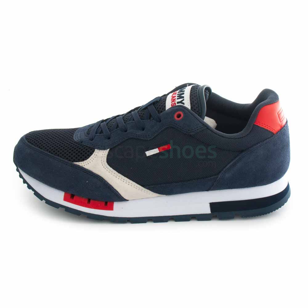 ethics cache Barter Sneakers TOMMY HILFIGER Retro Runner Mix Twilight Navy