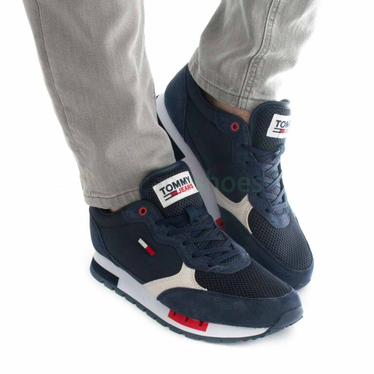 Sneakers TOMMY HILFIGER Retro Runner Mix Twilight Navy