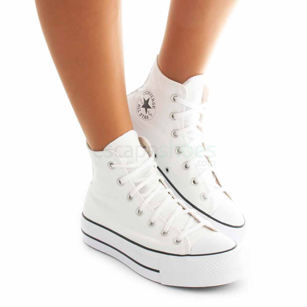 Sneakers CONVERSE All Star Womens White Garnet