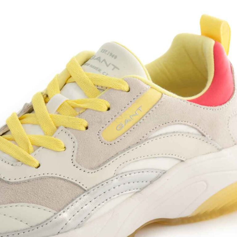 Sneakers GANT Calinne White Yellow 22531550-G277