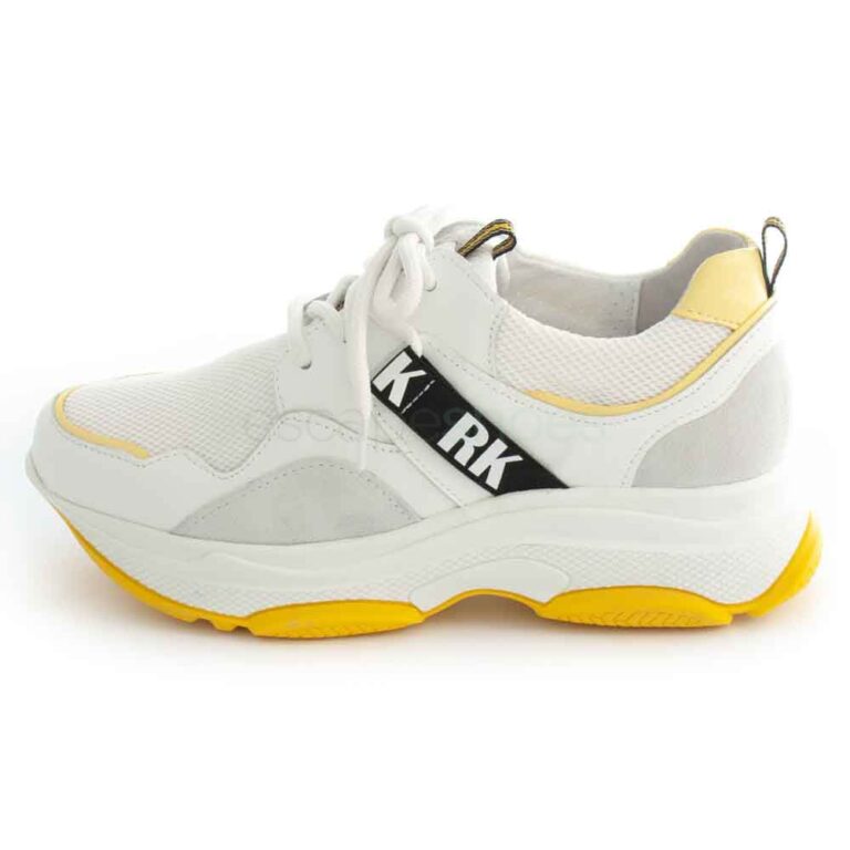 Sneakers RUIKA Leather White Yellow 38/6315