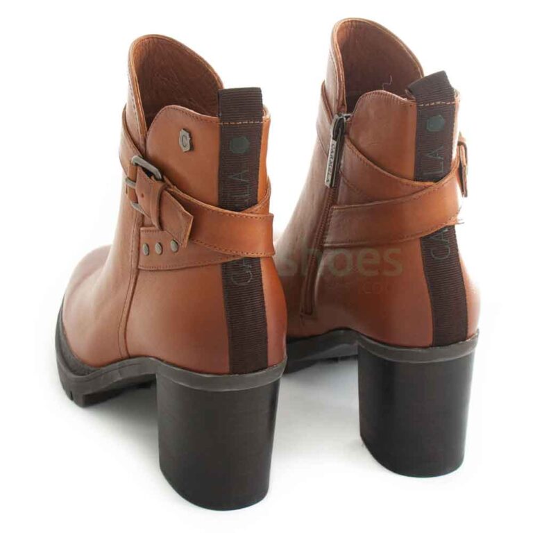 Ankle Boots CARMELA Leather Camel 67407