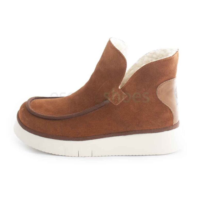 Ankle Boots FLY LONDON Coze348 Suede Rug Cognac P501348001