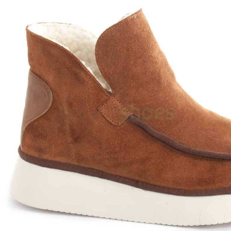 Ankle Boots FLY LONDON Coze348 Suede Rug Cognac P501348001