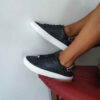 Sneakers CALVIN KLEIN Vulc Lace Up Black Mono Silver
