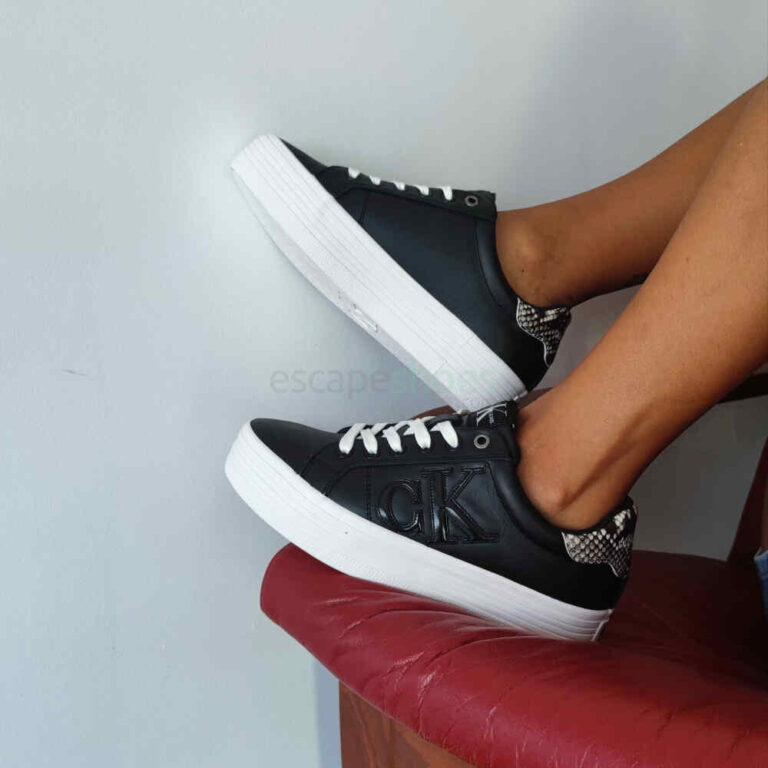 Zapatillas CALVIN KLEIN Vulcanized Flatform Sneaker Negro