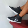Zapatillas CALVIN KLEIN Vulcanized Mid Laceup Sneaker Negro