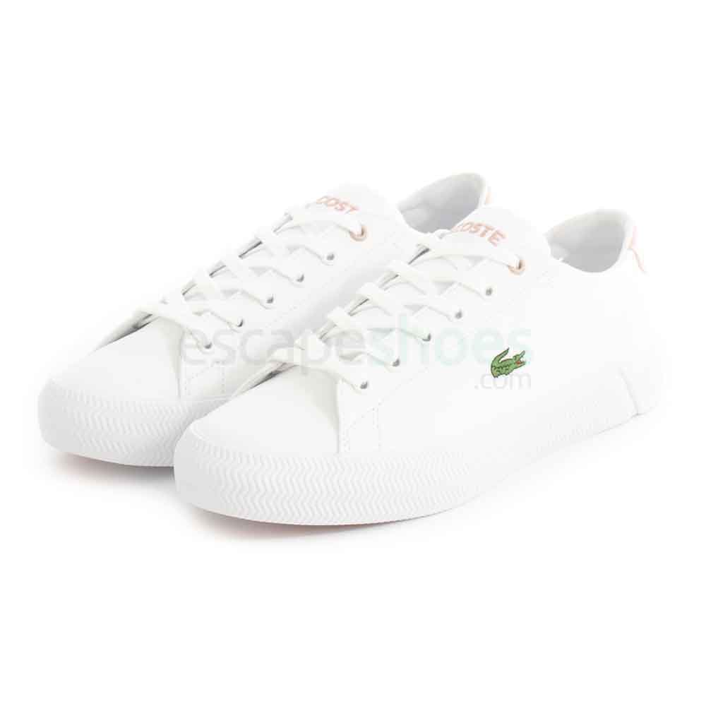 Lacoste Gripshot - Tenis para Mujer, Blanco/Rosa Claro, 23.5 :  : Ropa, Zapatos y Accesorios