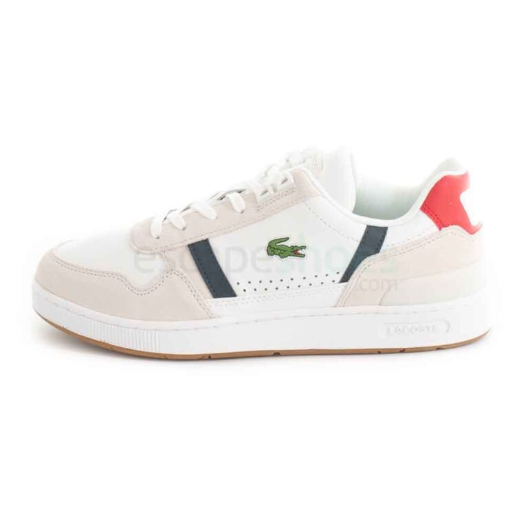 Tenis LACOSTE T-Clip White Navy Red 40SMA0048 407