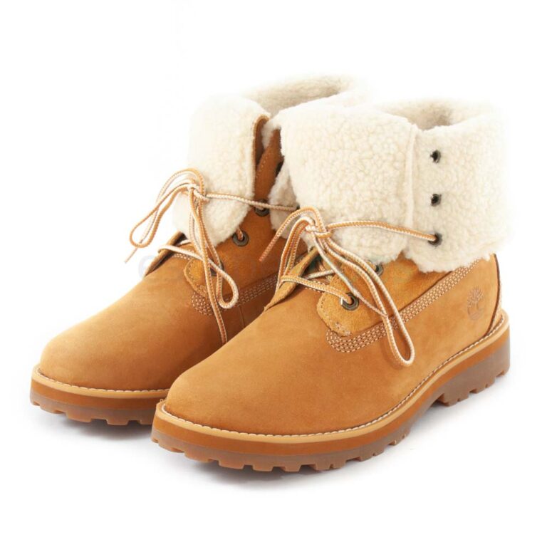 Boots TIMBERLAND Courma Kid Shearling Roll Top Wheat